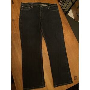 Levis 514 Jeans Mens 40x30 Blue Dark Wash Cotton Stretch Denim Pants